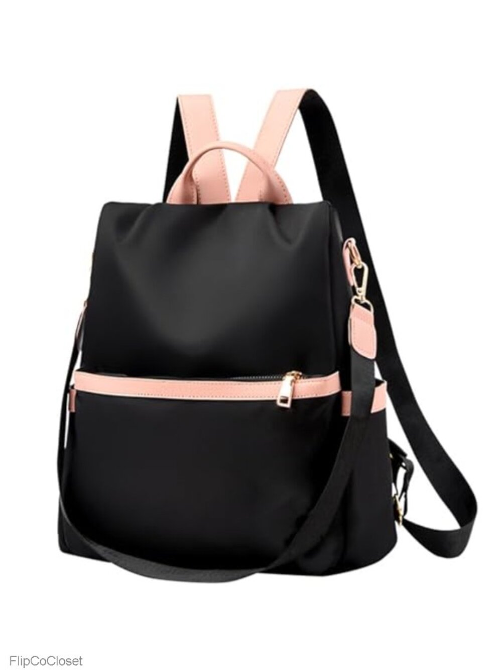 Women's Anti Theft Travel Backpack Purse Convertible Oxford Cloth Shoulder Bag
